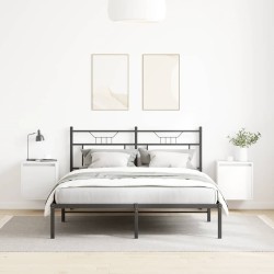 Tables de chevet murales 2 pcs blanc 38x34x40 cm 