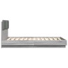Cadre de lit sans matelas sonoma gris 135x190 cm 