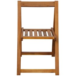 Chaises pliables de jardin lot de 2 Bois d'acacia solide 