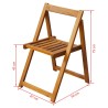 Chaises pliables de jardin lot de 2 Bois d'acacia solide 