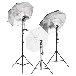 Kit de studio photo avec éclairage et toile de fond 