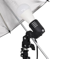 Kit de studio photo avec éclairage et toile de fond 