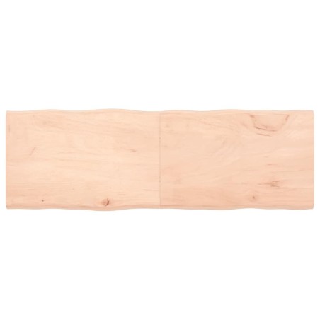 Dessus de table bois massif non traité bordure assortie 