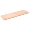 Dessus de table bois massif non traité bordure assortie 
