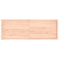 Dessus de table bois massif non traité bordure assortie 