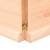 Dessus de table bois massif non traité bordure assortie 