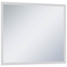 Miroir mural à LED de salle de bain et capteur tactile 60x50 cm 