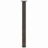 Pieds de table de bar 4 pièces Acier naturel 90-92 cm Acier 