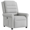 Fauteuil inclinable gris nuage tissu 
