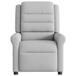 Fauteuil inclinable gris nuage tissu 