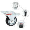 24 pcs Roulettes pivotantes 75 mm 