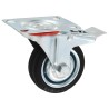 24 pcs Roulettes pivotantes 75 mm 