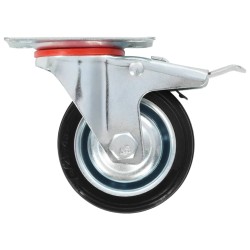 24 pcs Roulettes pivotantes 75 mm 