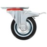 24 pcs Roulettes pivotantes 75 mm 