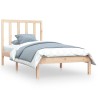 Cadre de lit sans matelas bois massif de pin 100x200 cm 