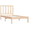 Cadre de lit sans matelas bois massif de pin 100x200 cm 