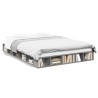 Cadre de lit sans matelas sonoma gris 150x200 cm 