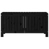 Boîte de rangement de jardin Noir 108x42,5x54cm Bois massif pin 