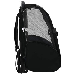 Chariot pour animaux de compagnie 3 en 1 Design Noir 48 x 32 x 57 cm Tissu Oxford 