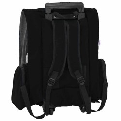 Chariot pour animaux de compagnie 3 en 1 Design Noir 48 x 32 x 57 cm Tissu Oxford 
