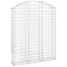 Panier de gabions arqué 150x30x180/200 cm Fer galvanisé 