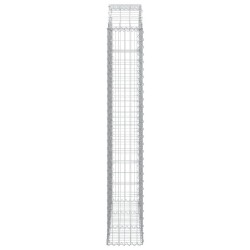 Panier de gabions arqué 150x30x180/200 cm Fer galvanisé 