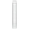 Panier de gabions arqué 150x30x180/200 cm Fer galvanisé 