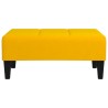 Repose-pied Jaune 78x56x32 cm Velours 