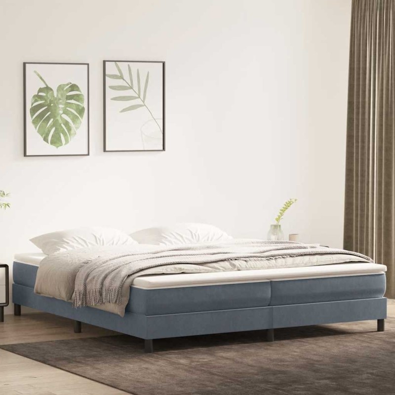 Sommier à lattes de lit sans matelas gris foncé 200x210cm Sommier à lattes de lit sans matelas gris foncé 200x210cm