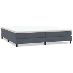 Sommier à lattes de lit sans matelas gris foncé 200x210cm 