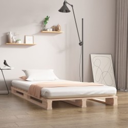Lit de palette 90x200 cm bois de pin massif 
