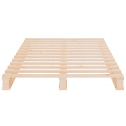 Lit de palette 90x200 cm bois de pin massif 