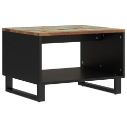 Table basse 60x50x40 cm bois de récupération massif 