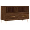 Meuble TV Chêne marron 80x36x50 cm Bois d'ingénierie 
