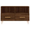 Meuble TV Chêne marron 80x36x50 cm Bois d'ingénierie 