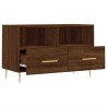 Meuble TV Chêne marron 80x36x50 cm Bois d'ingénierie 