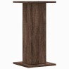 Supports pour plantes 2 pcs chêne marron bois d'ingénierie 