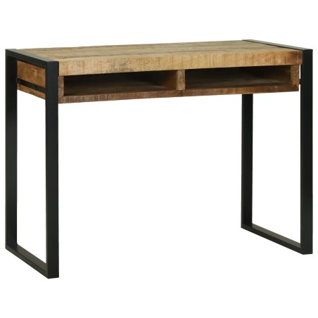 Table de maquillage avec miroir 100x50x75 cm en bois de mangue massif 
