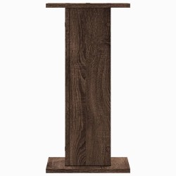 Supports de haut-parleurs 2 pcs chêne marron bois d'ingénierie 