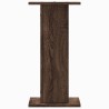 Supports de haut-parleurs 2 pcs chêne marron bois d'ingénierie 