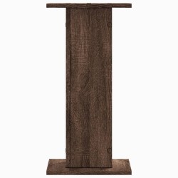 Supports de haut-parleurs 2 pcs chêne marron bois d'ingénierie 