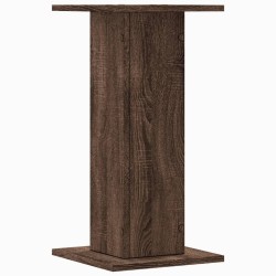 Supports de haut-parleurs 2 pcs chêne marron bois d'ingénierie 