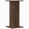 Supports de haut-parleurs 2 pcs chêne marron bois d'ingénierie 