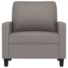 Fauteuil Taupe 60 cm Tissu 