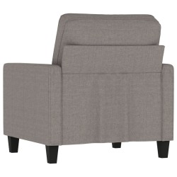 Fauteuil Taupe 60 cm Tissu 