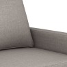 Fauteuil Taupe 60 cm Tissu 
