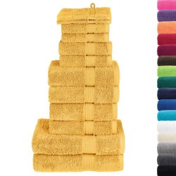 Ensemble de serviettes de qualité supérieure SOLUND 12 pcs doré 