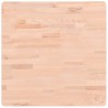 Dessus de table 60x60x2,5 cm carré bois massif de hêtre 