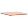 Dessus de table 60x60x2,5 cm carré bois massif de hêtre 