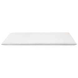 Sur-matelas 90 x 200 cm Mousse à mémoire de forme Visco 6 cm 